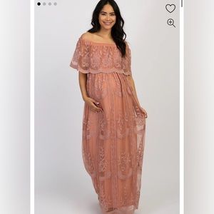Pink Blush Maternity Dress